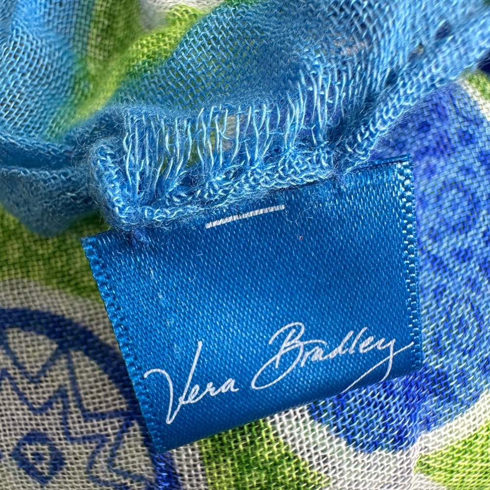 Vera Bradley Extra Large Viscose Floral Sarong Scarf - Picture 4 of 4